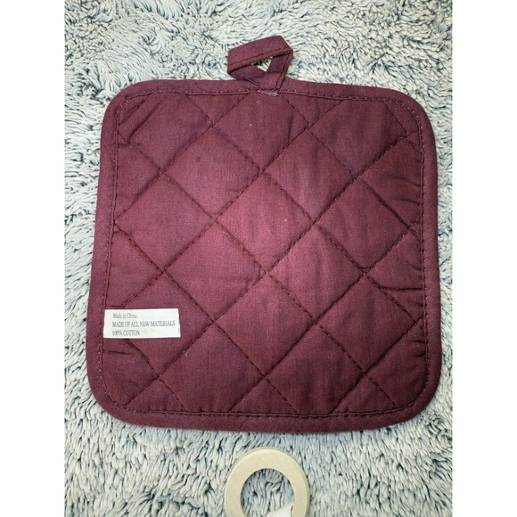 VTG 90s Holiday Christmas Pot Holder Lot CSC Kitchen Santa Decor Cottagecore - Picture 8 of 16